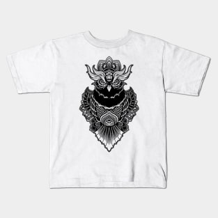 owl mandala Kids T-Shirt